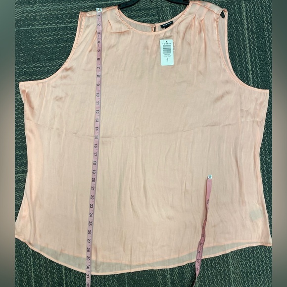 NWT Torrid Satin Shell Top~Pink~Size 4 - Picture 10 of 11